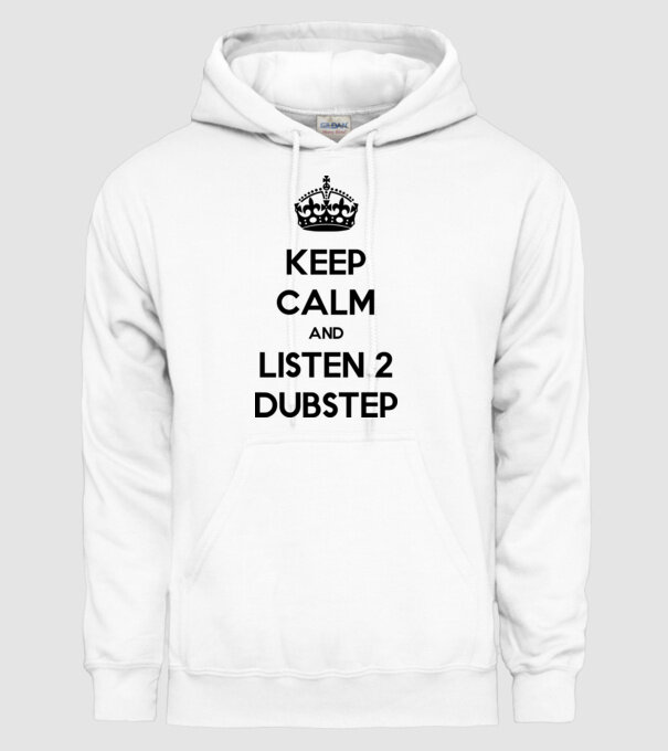 Keep Calm... model alb pe tricou