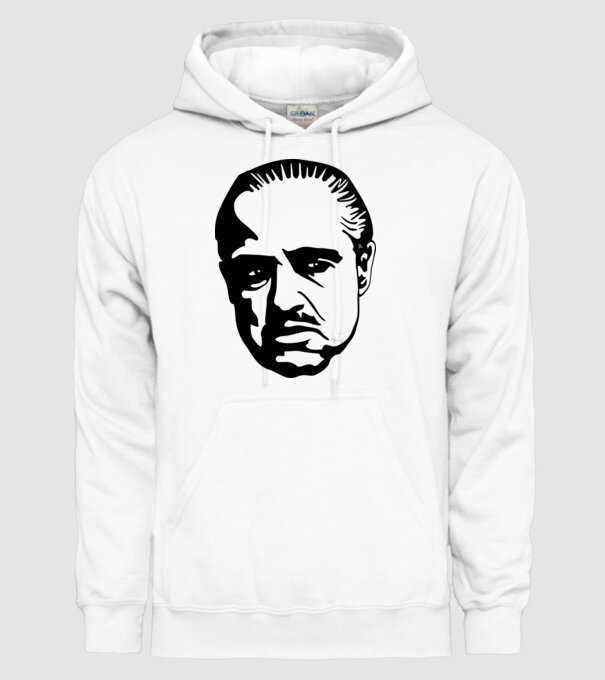 Godfather model alb pe tricou