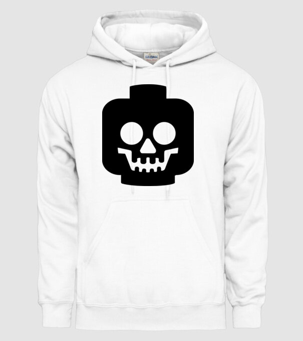 Lego Death Face.eps model alb pe tricou