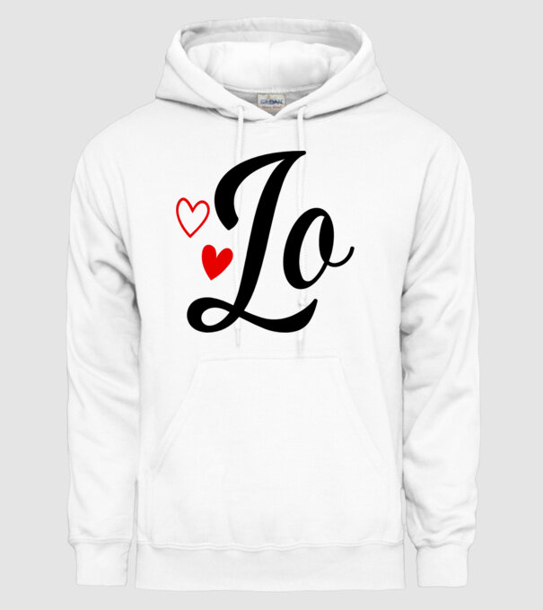 Cuplu LOVE model alb pe tricou
