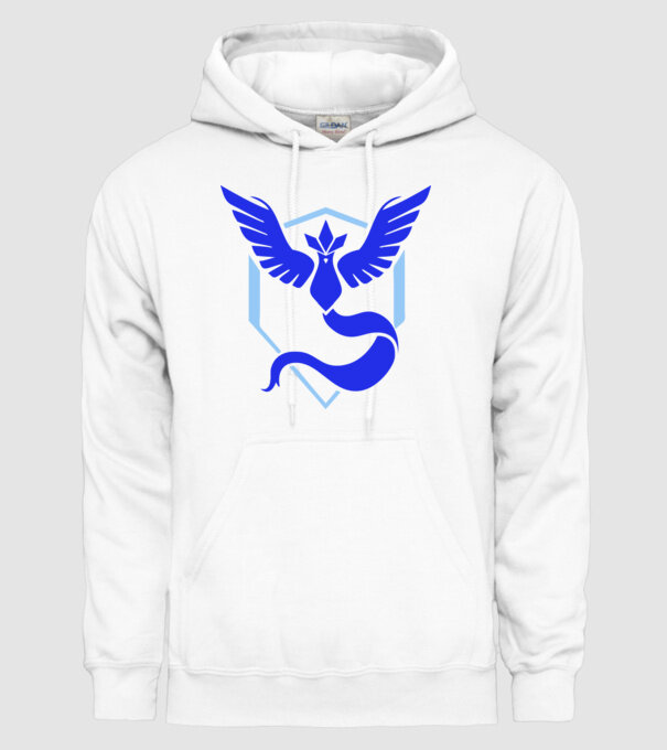 Mystic team logo model alb pe tricou