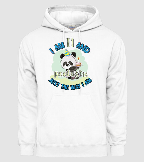 PANDASTIC 11 model alb pe tricou