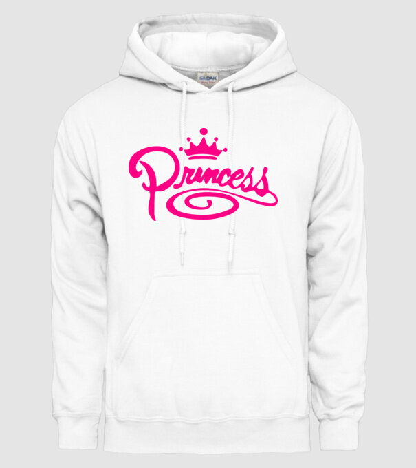 Princess model alb pe tricou