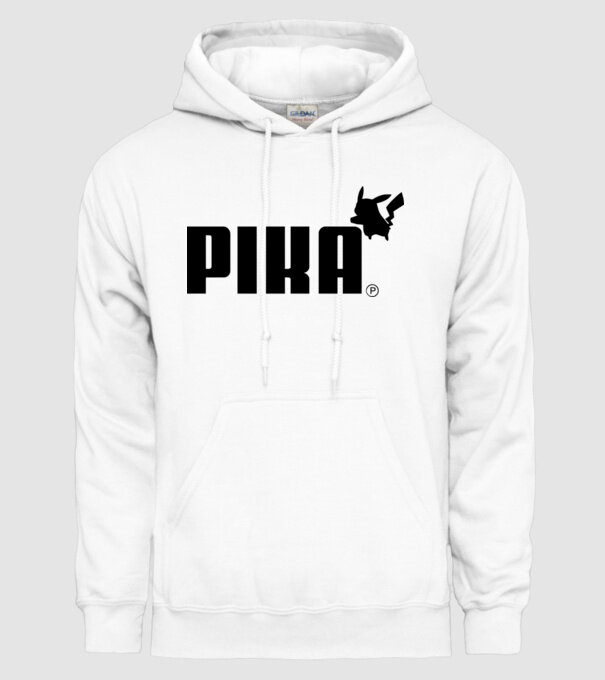 Puma Pikachu model alb pe tricou
