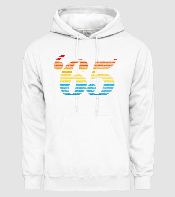 Retro Birthday 1965 model alb pe tricou