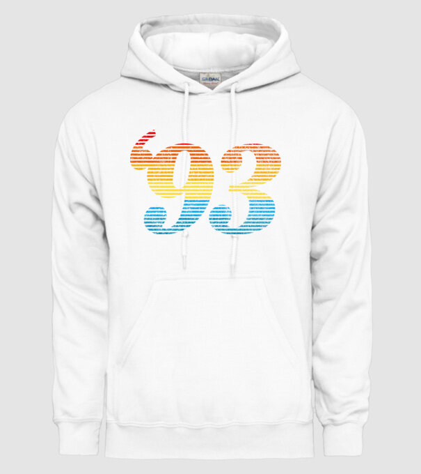 Retro Birthday 1993 model alb pe tricou