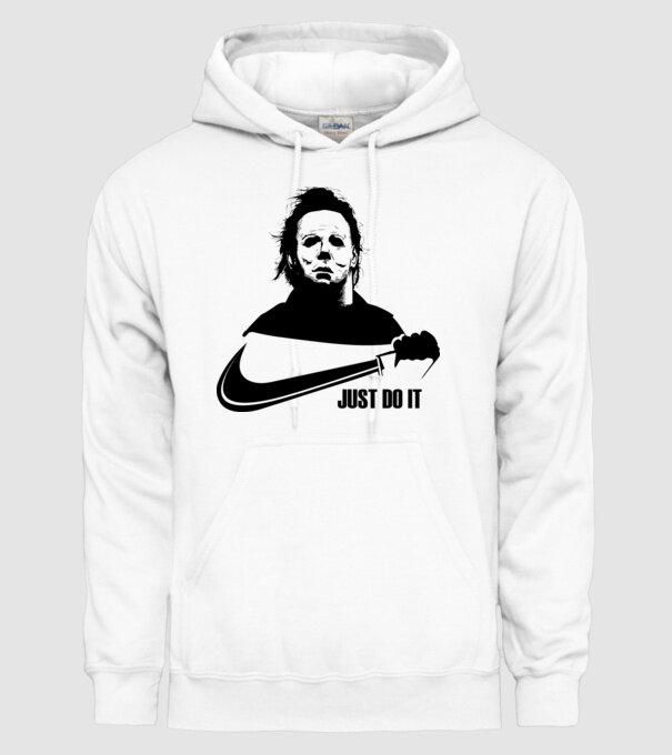 Serial killer model alb pe tricou