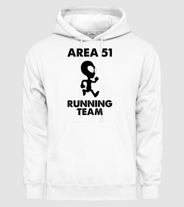 Storm area 51 running team black model alb pe tricou