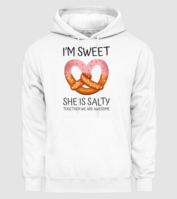 Sweet Friend model alb pe tricou