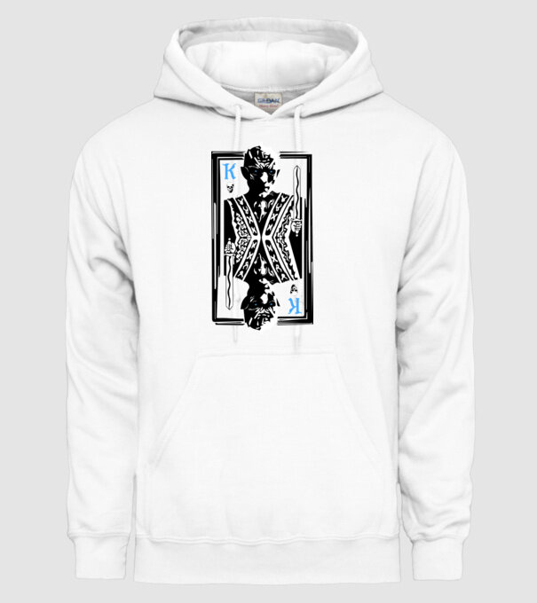 The Winter King model alb pe tricou