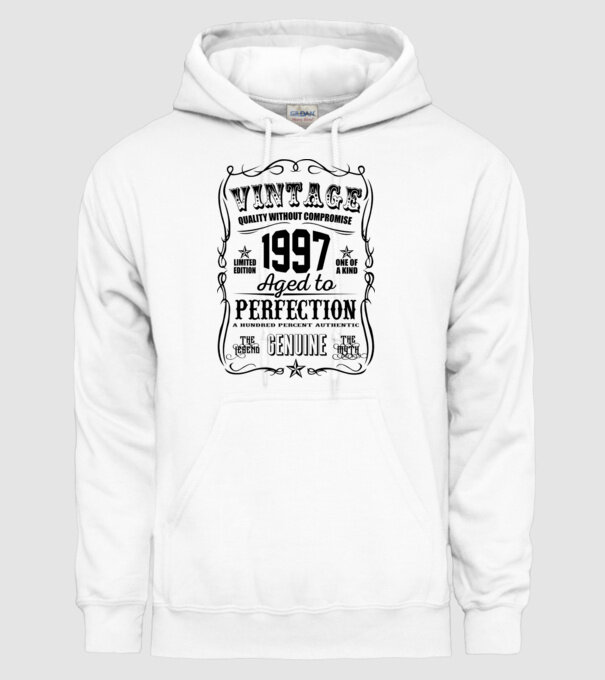 Vintage Perfection - 1997 model alb pe tricou