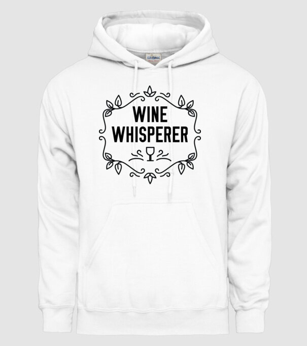 Wine tasting team Wine Whisperer model alb pe tricou