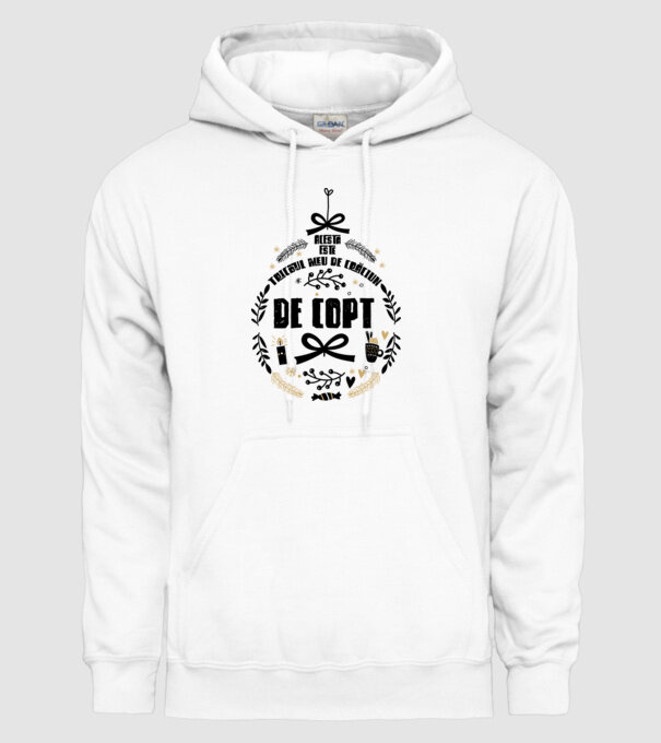 acesta este tricoul meu de Crăciun_de copt model alb pe tricou