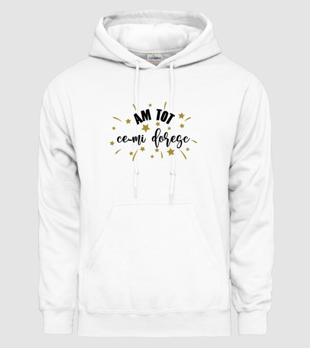 Am tot ce-mi doresc model alb pe tricou