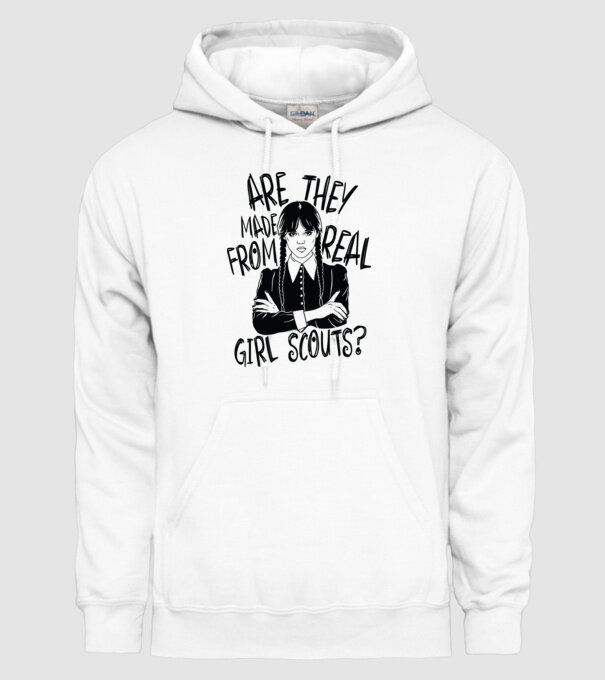 Are the made from real girl scouts model alb pe tricou