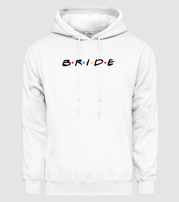 Bride Friends style drk model alb pe tricou