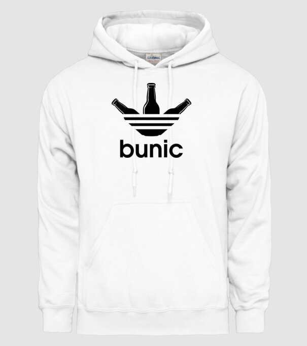 Bunicdidas model alb pe tricou