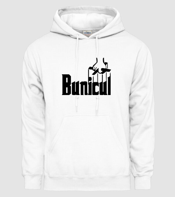 Bunicul model alb pe tricou