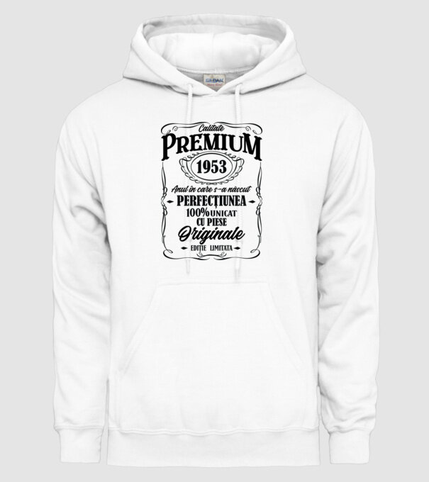 calitate premium -1953 - anul în care s-a născut - perfecțiunea - 100% unicat, cu piese originale, ediție limitată model alb pe tricou