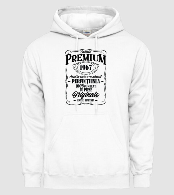 calitate premium -1967 - anul în care s-a născut - perfecțiunea - 100% unicat, cu piese originale, ediție limitată model alb pe tricou