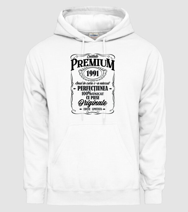 calitate premium -1991 - anul în care s-a născut - perfecțiunea - 100% unicat, cu piese originale, ediție limitată model alb pe tricou