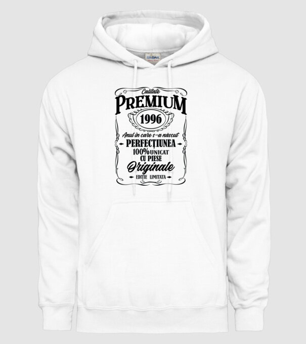 calitate premium -1996 - anul în care s-a născut - perfecțiunea - 100% unicat, cu piese originale, ediție limitată model alb pe tricou