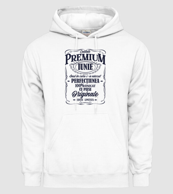 calitate premium -iunie- anul în care s-a născut - perfecțiunea - 100% unicat, cu piese originale, ediție limitată model alb pe tricou