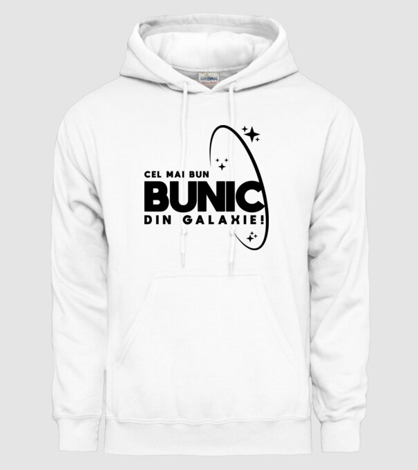 Cel mai bun bunic din Galaxie! model alb pe tricou