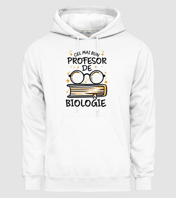 Cel mai profesor biologie model alb pe tricou