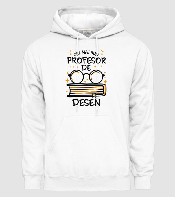 Cel mai profesor de desen model alb pe tricou