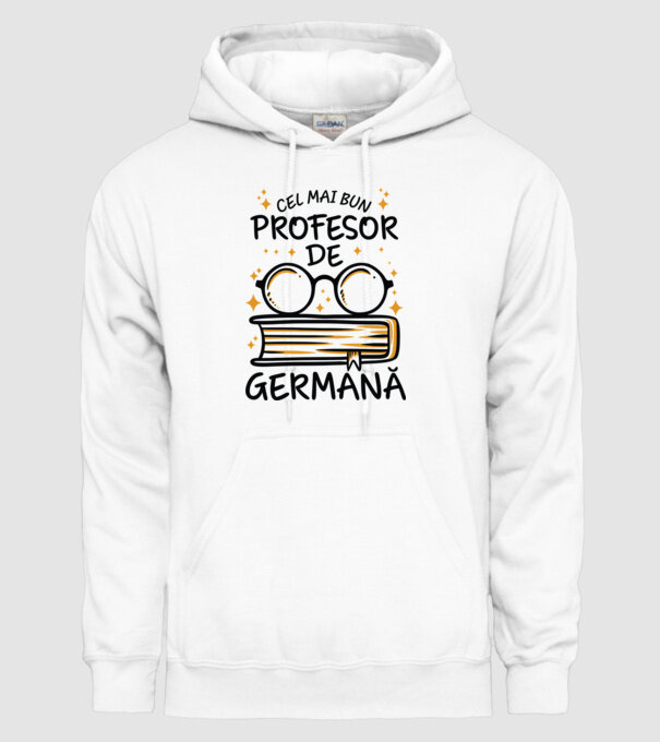 Cel mai profesor germană model alb pe tricou