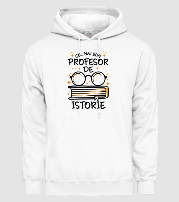 Cel mai profesor istorie model alb pe tricou