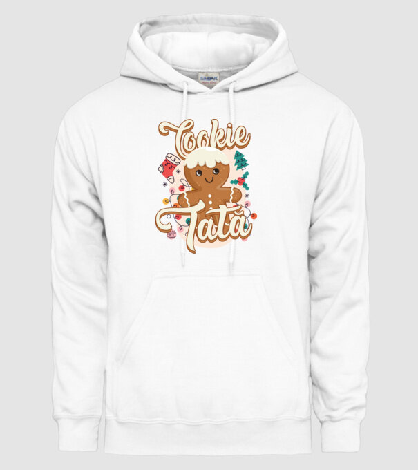 Cookie tată model alb pe tricou