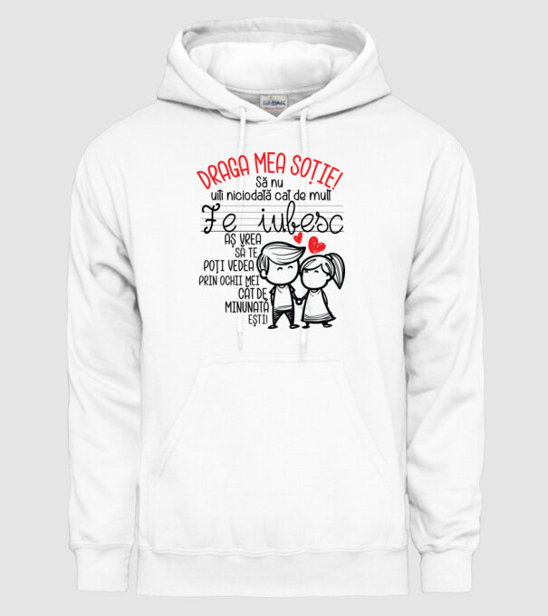 dragul meu soț javitott2411 model alb pe tricou