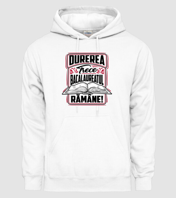 Durerea trece_bacalaureatul rămâne model alb pe tricou