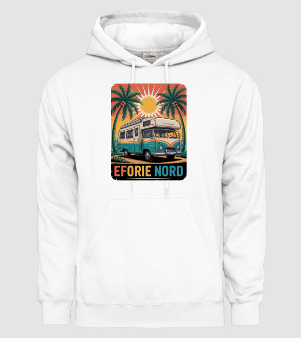 Eforie Nord model alb pe tricou