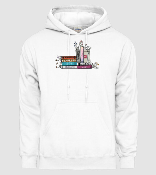 Eras tour books color 2 model alb pe tricou