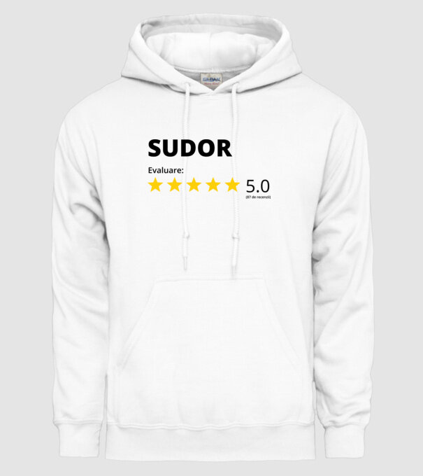 Evaluare - SUDOR model alb pe tricou
