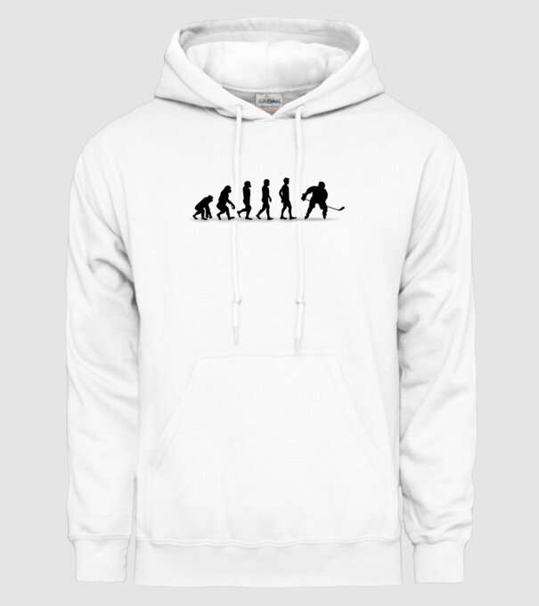 Evolution Hockey model alb pe tricou