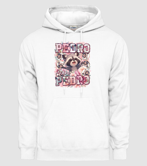 Girly Pedro model alb pe tricou