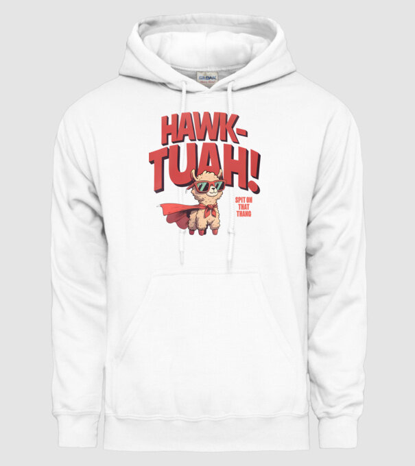 hawk tuah llama spit on that thang model alb pe tricou