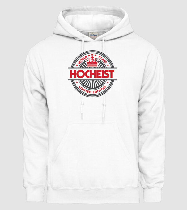 hocheist model alb pe tricou