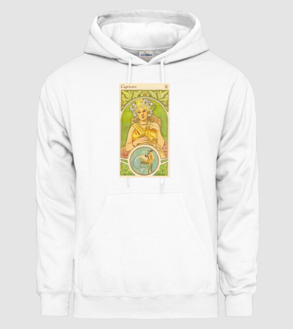 Horoscop Tarot CAPRICORNUL model alb pe tricou