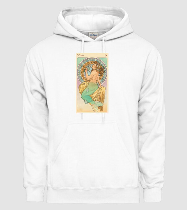 Horoscop Tarot PESTI model alb pe tricou