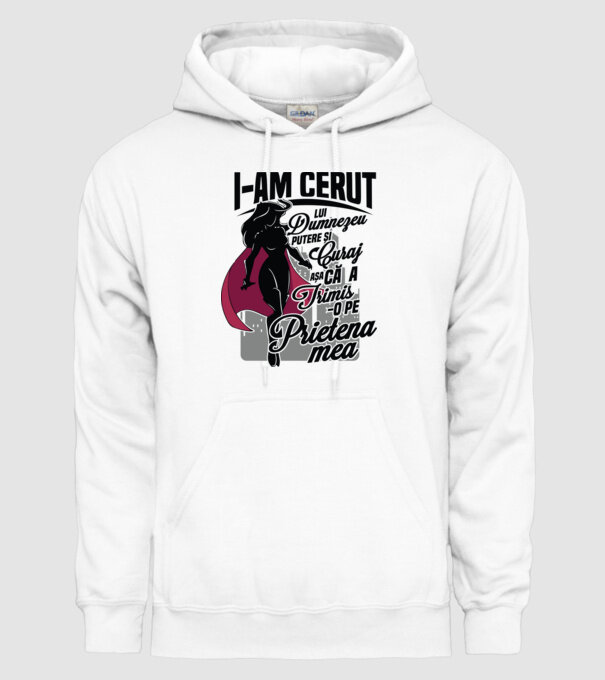 I-am cerut lui Dumnezeu putere și curaj - așa că a trimis-o pe prietena mea model alb pe tricou