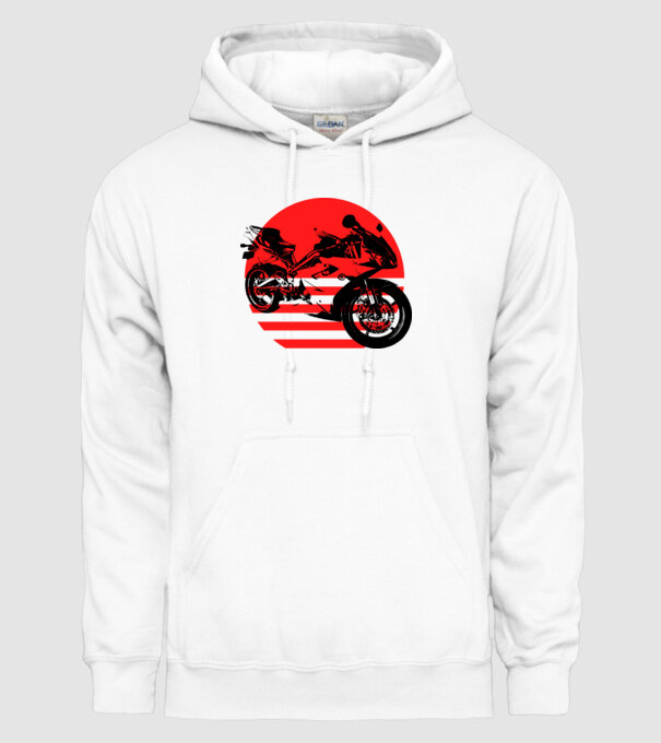 Katana model alb pe tricou