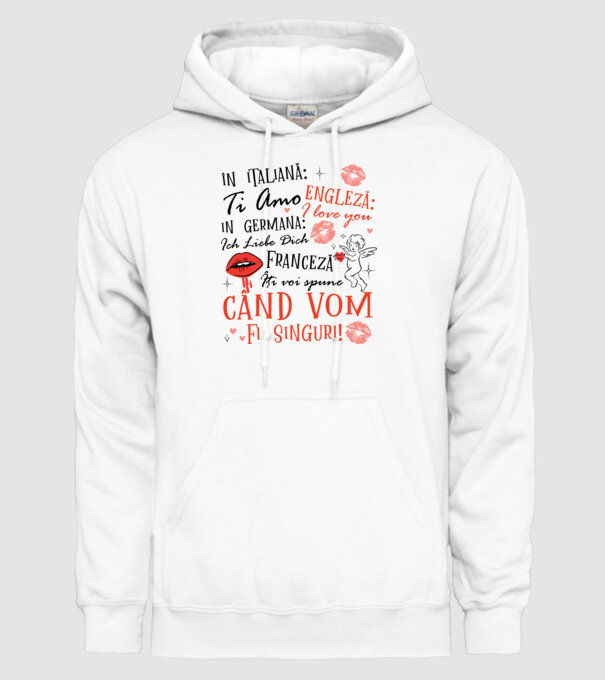 Lecție de limbă model alb pe tricou