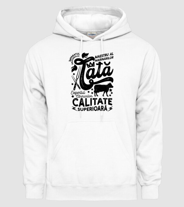 Împăratul grătarului, maestru al marinărilor, expertul cărnurilor - tată - Calitate superioară model alb pe tricou