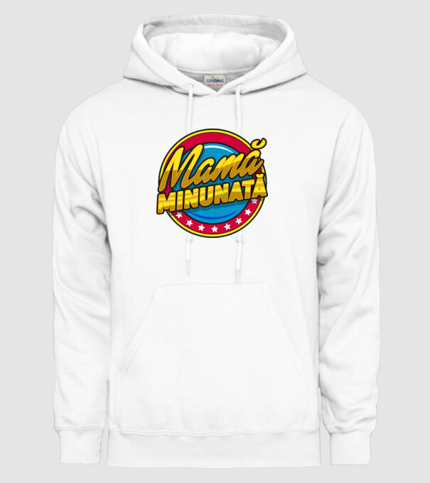 mamă minunată model alb pe tricou