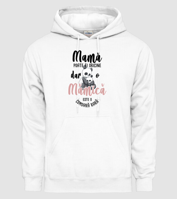 mamă poate fi oricine, dar o mămică este o comoară rară model alb pe tricou